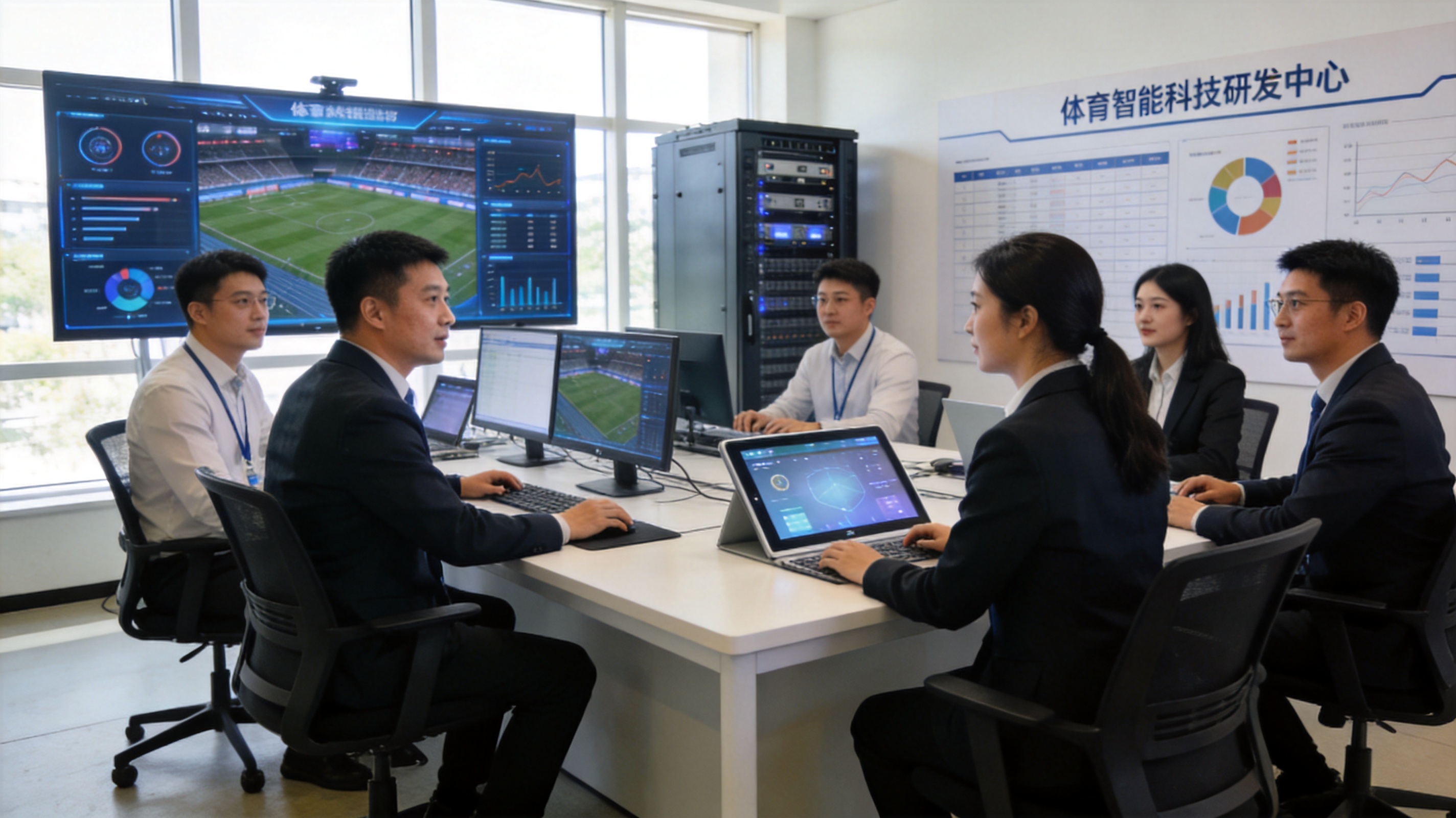 乐竟体育智能科技研发中心与赛事大数据监控中心
